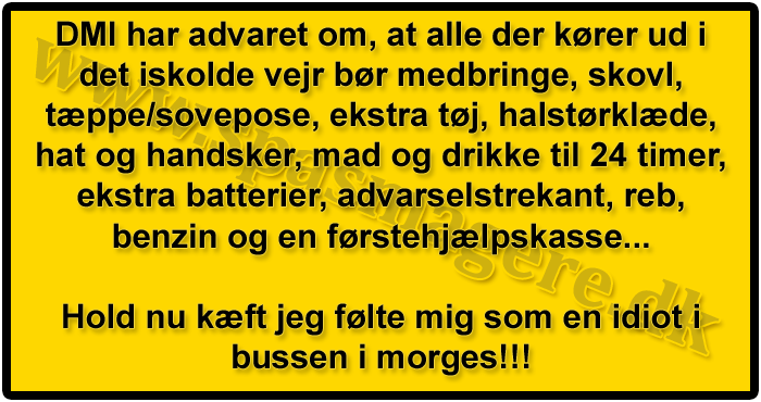 DMI advare om kulde