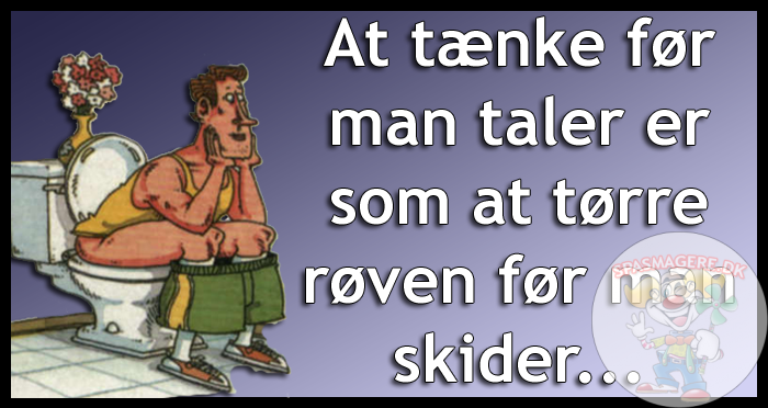 At tænke før man taler