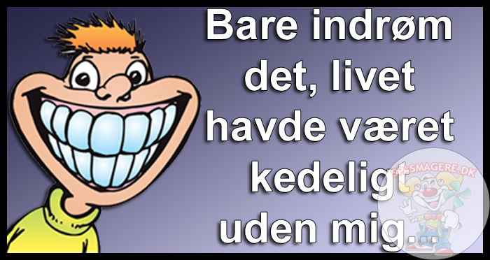Bare indrøm det