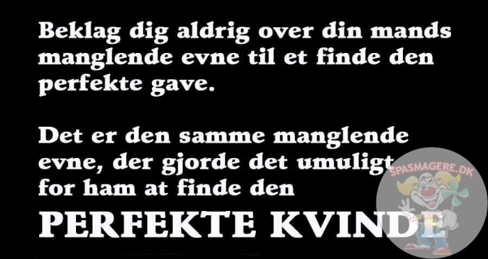 Beklag dig aldrig