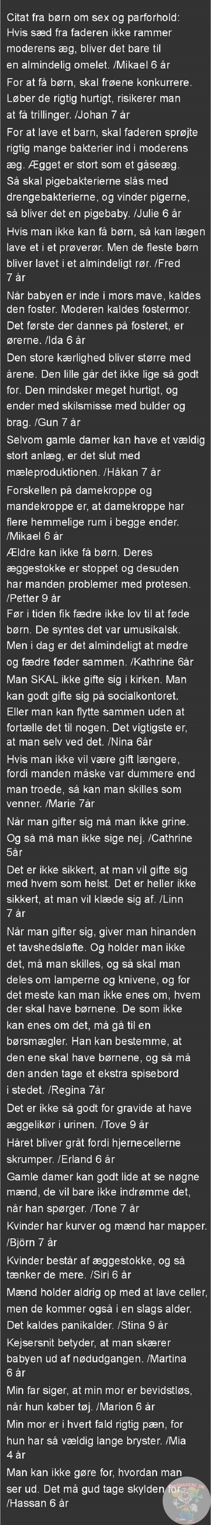Citat fra børn