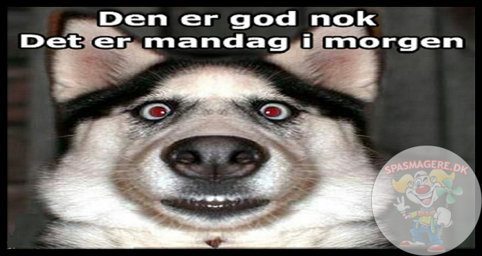 Det er mandag i morgen