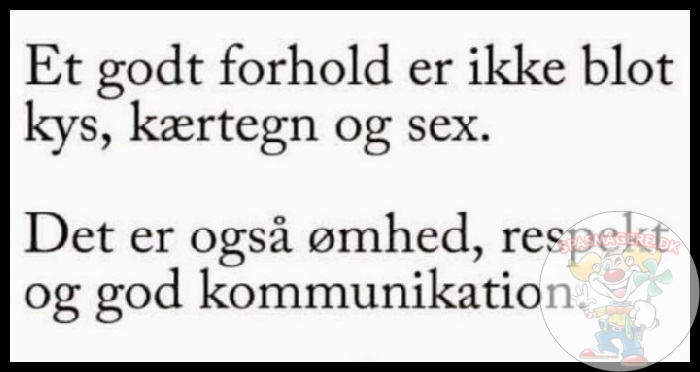 Et godt forhold