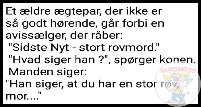 Et ældre ægtepar