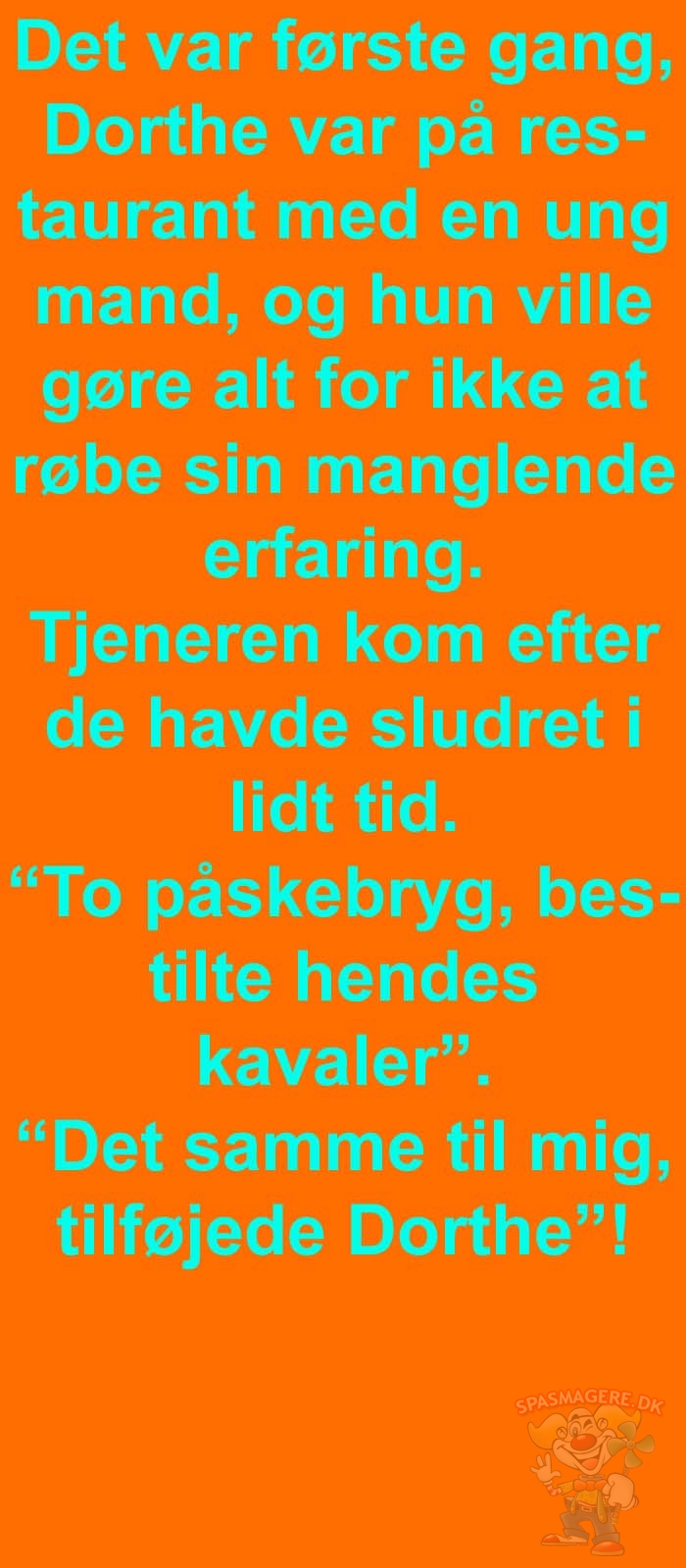 Det var første gang,