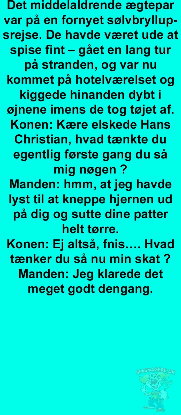 det middelaldrende ægtepar