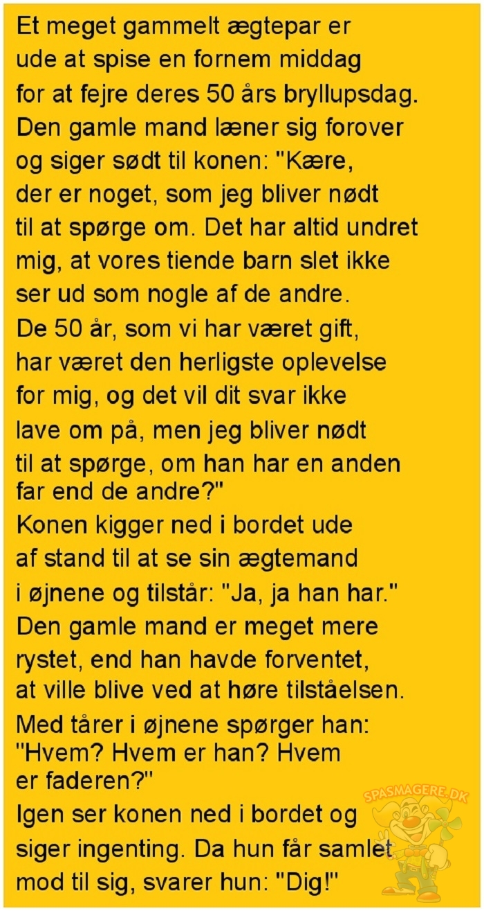 Et meget gammelt ægtepar