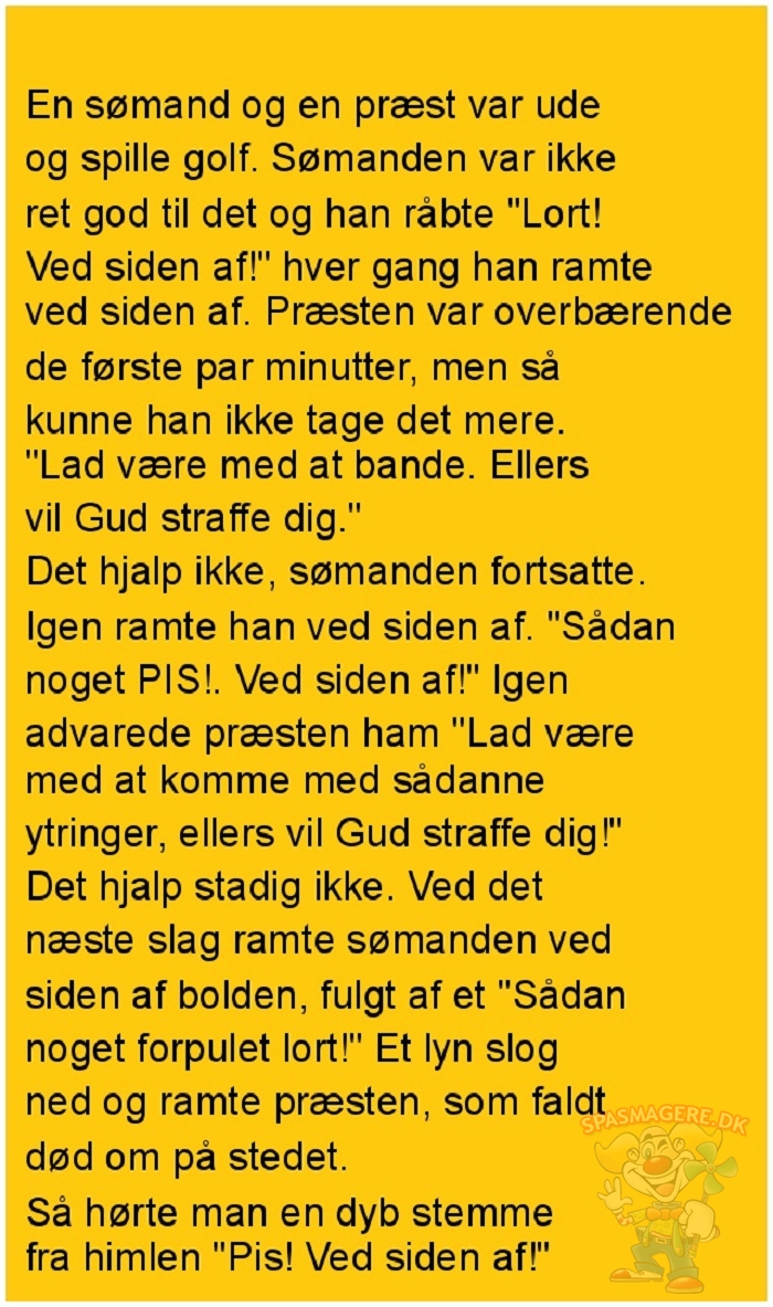 En sømand og en præst